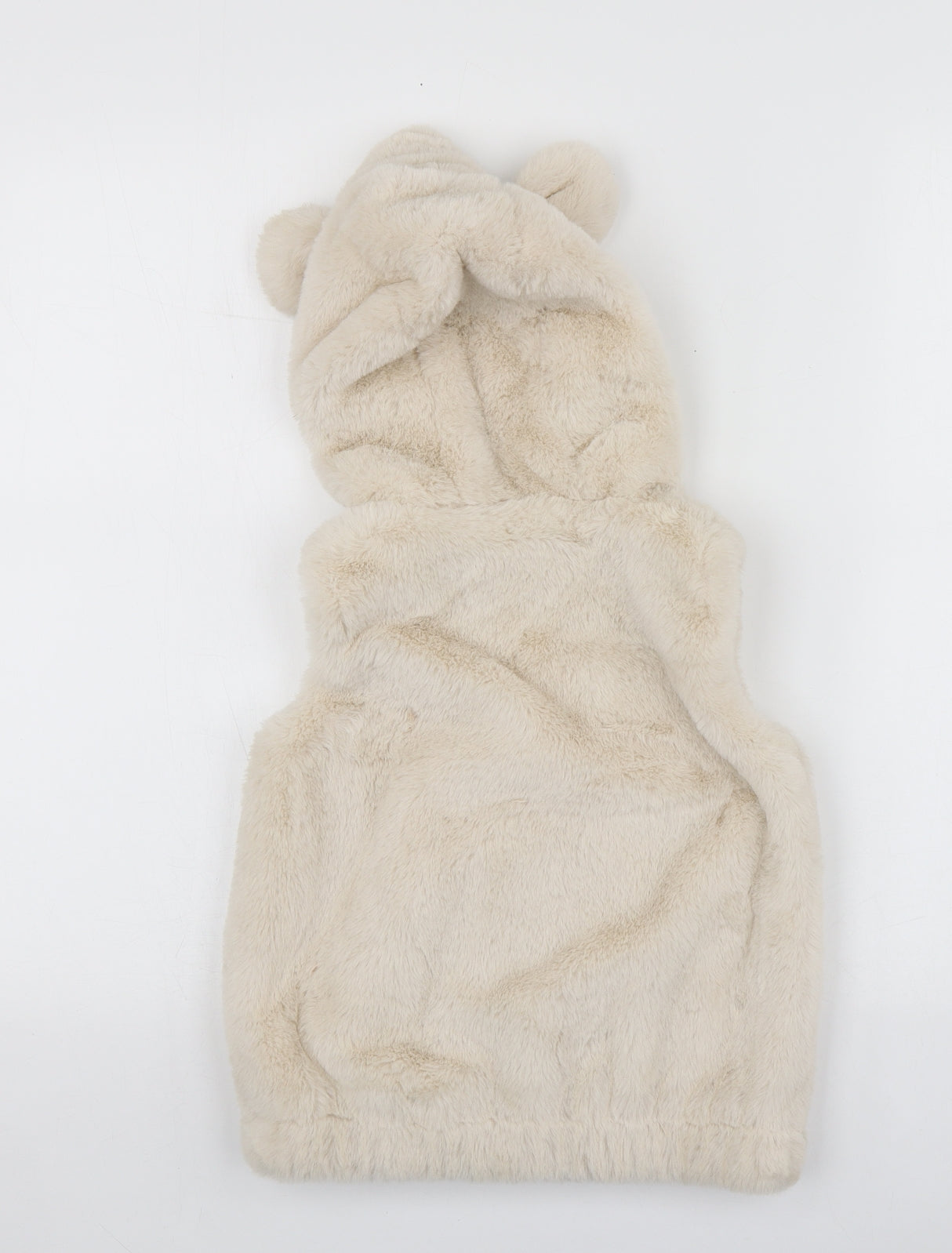 Nutmeg Girls Beige   Gilet Jacket Size 5-6 Years