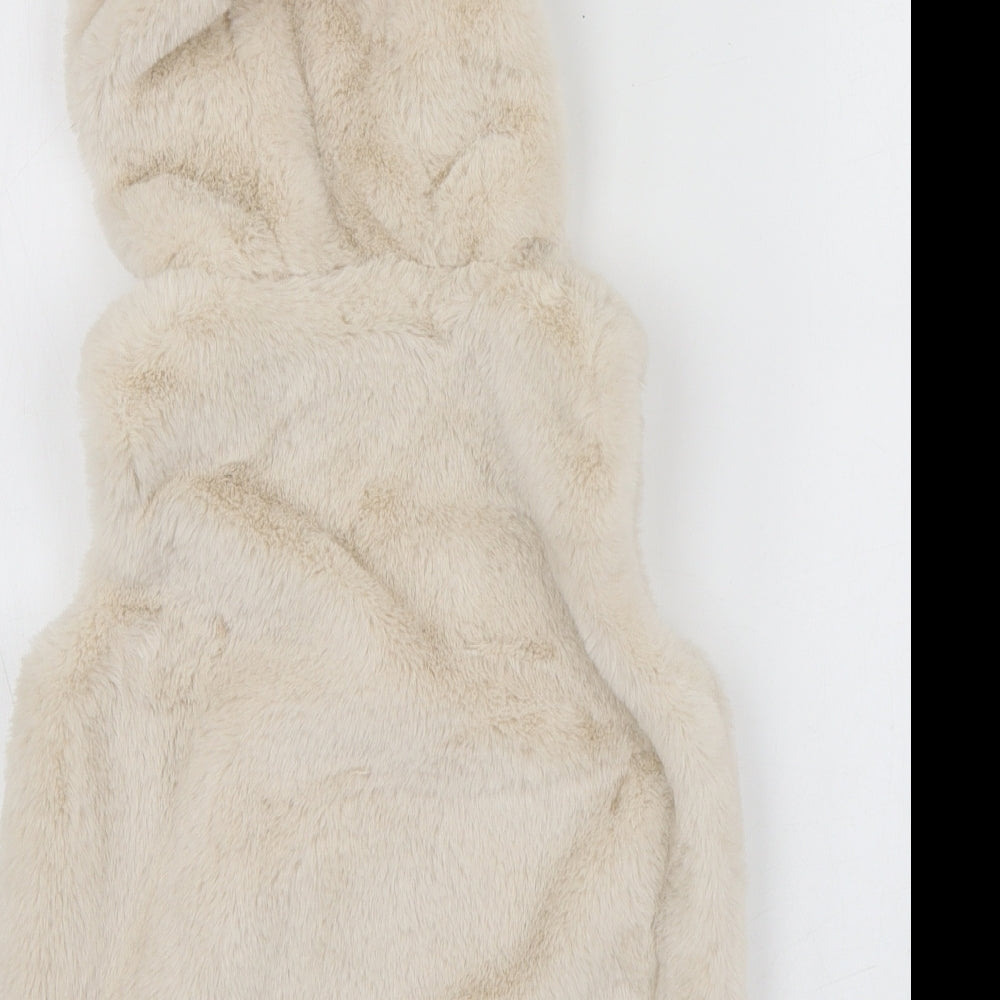 Nutmeg Girls Beige   Gilet Jacket Size 5-6 Years