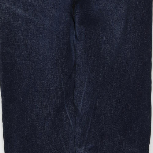 TU Womens Blue  Cotton Skinny Jeans Size 10 L25 in Regular