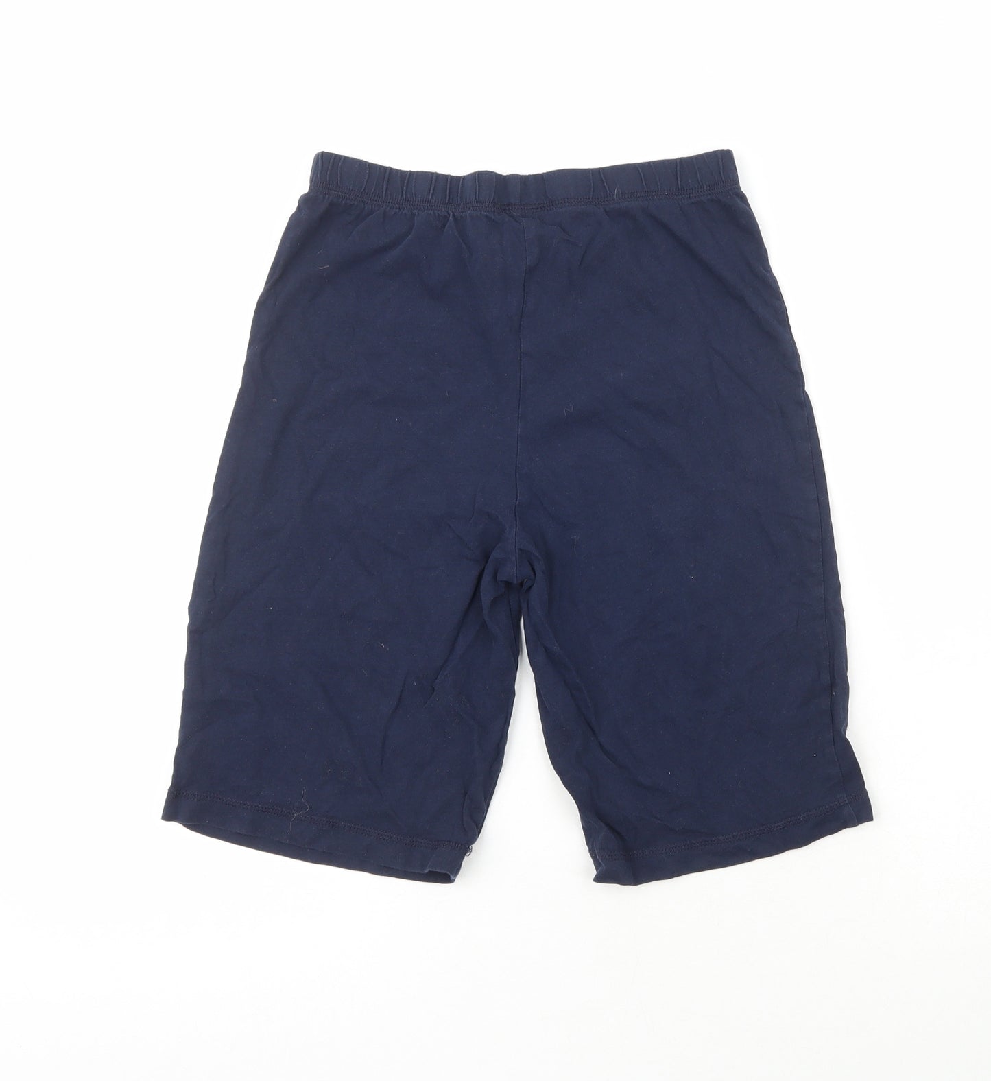 George Boys Blue  100% Cotton Sweat Shorts Size 11-12 Years  Regular  - Embroidered