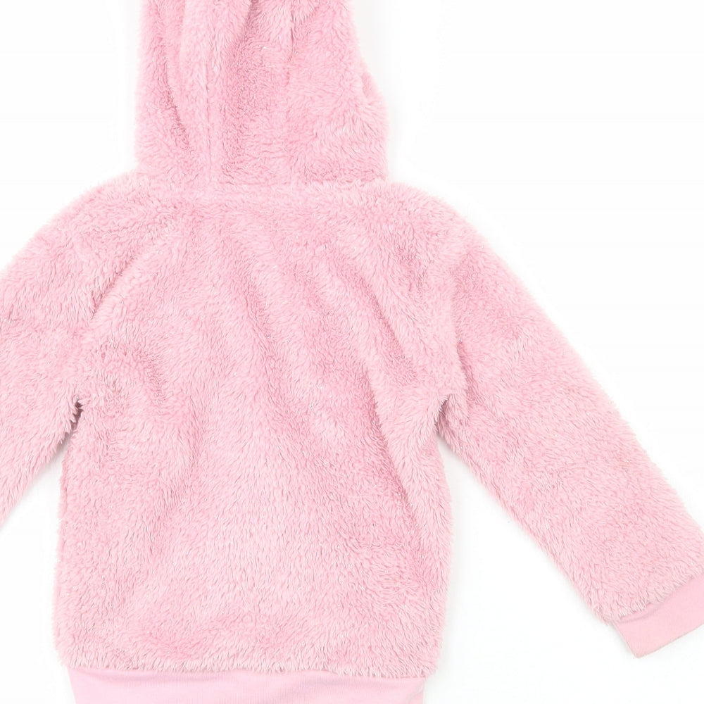 Dunnes Girls Pink   Basic Coat Coat Size 2-3 Years