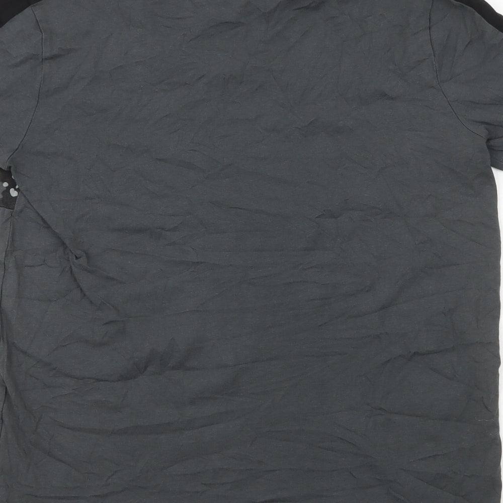 Coccodrillo Boys Grey  100% Cotton Pullover T-Shirt Size 14-15 Years Crew Neck