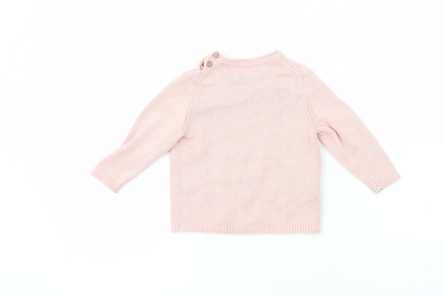 MNG Girls Orange  Cork Cardigan Jumper Size 9-12 Months