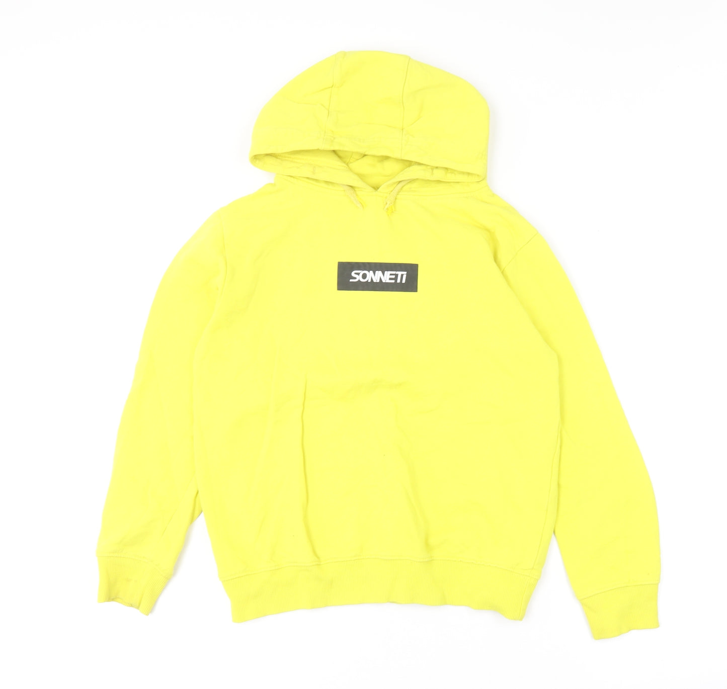 Sonneti Boys Yellow  Cotton Pullover Hoodie Size 12-13 Years
