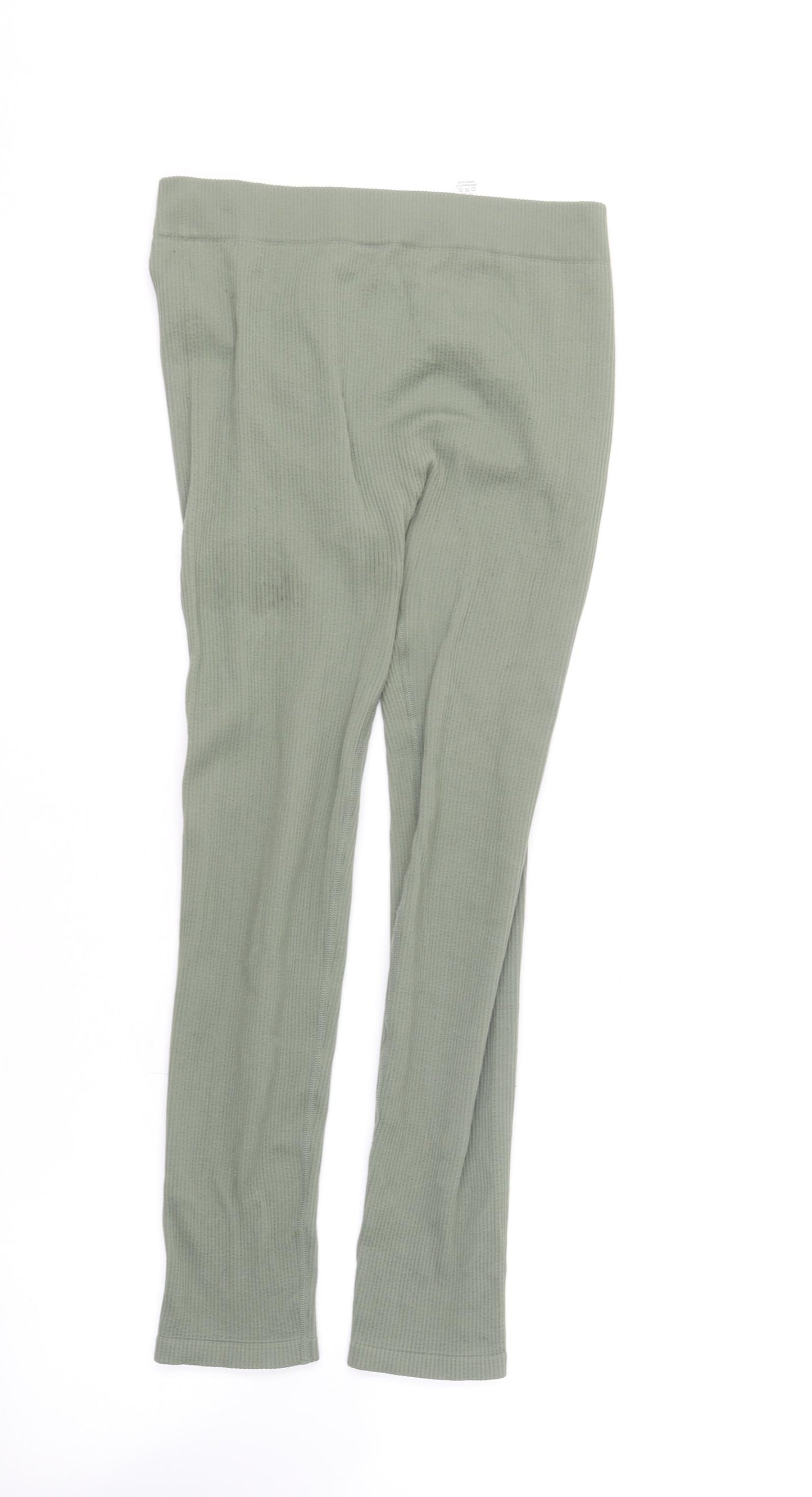 Dunnes Stores Womens Green  Nylon Jogger Leggings Size M L25 in