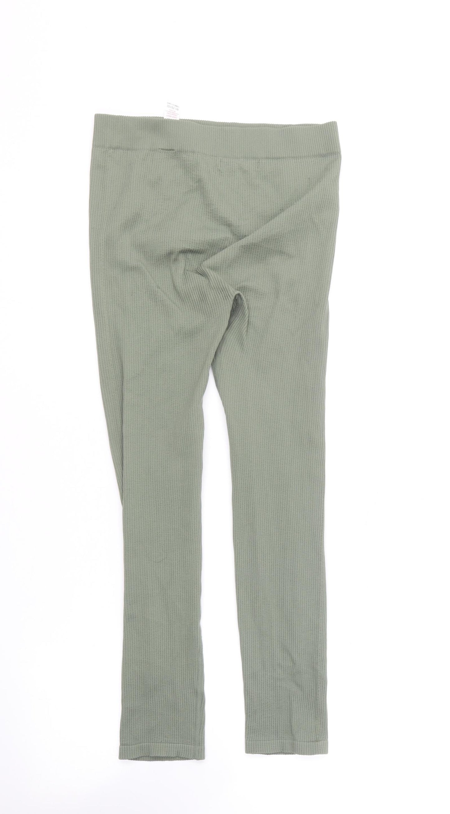 Dunnes Stores Womens Green  Nylon Jogger Leggings Size M L25 in