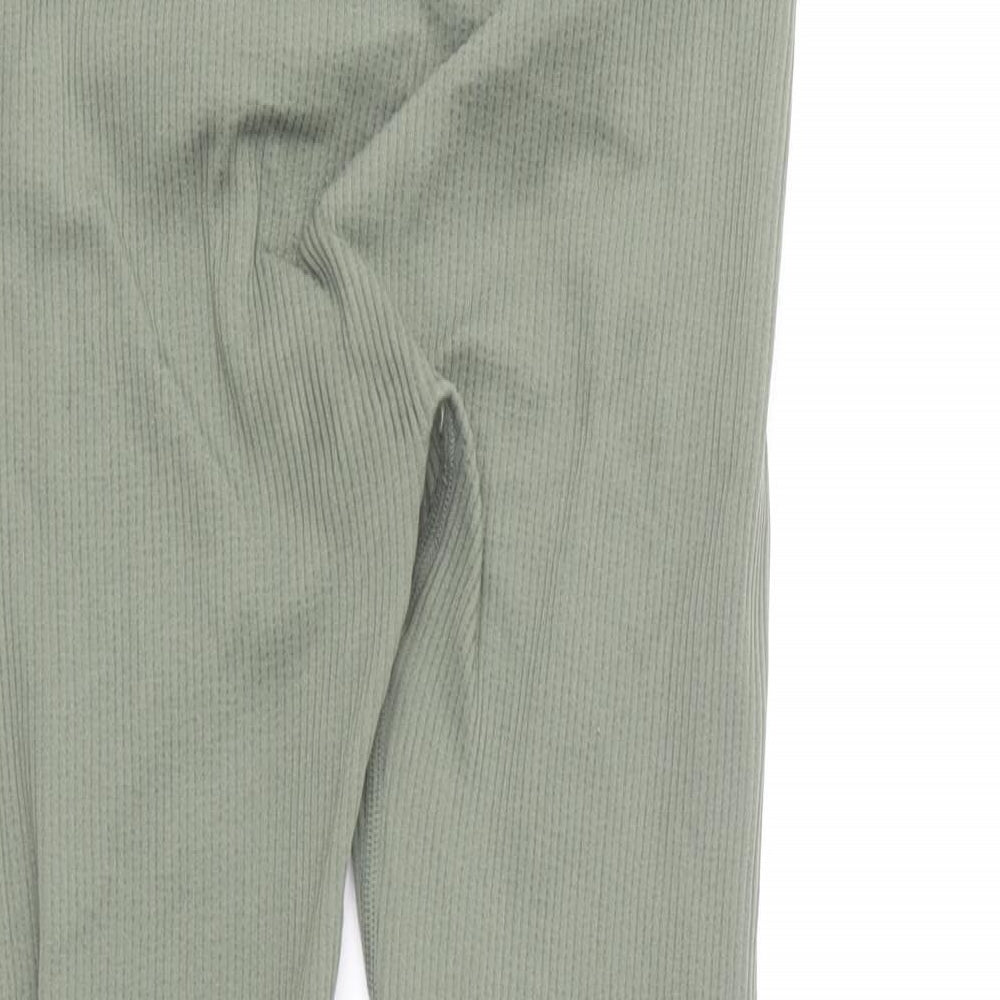 Dunnes Stores Womens Green  Nylon Jogger Leggings Size M L25 in