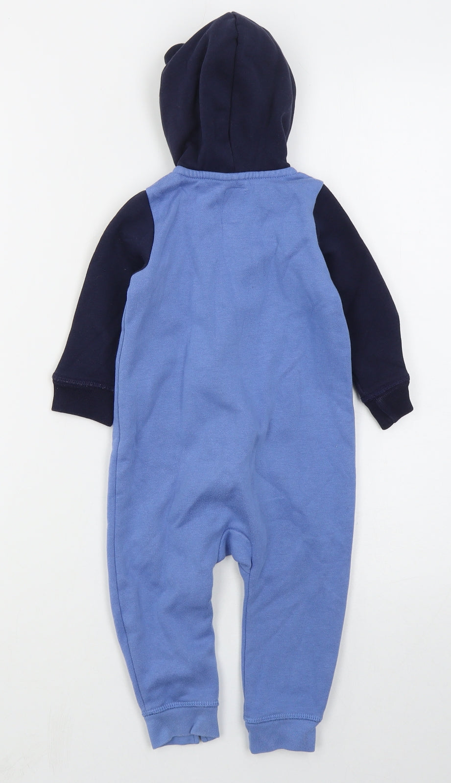 Gap Boys Blue  Cotton Coverall One-Piece Size 12-18 Months  Zip