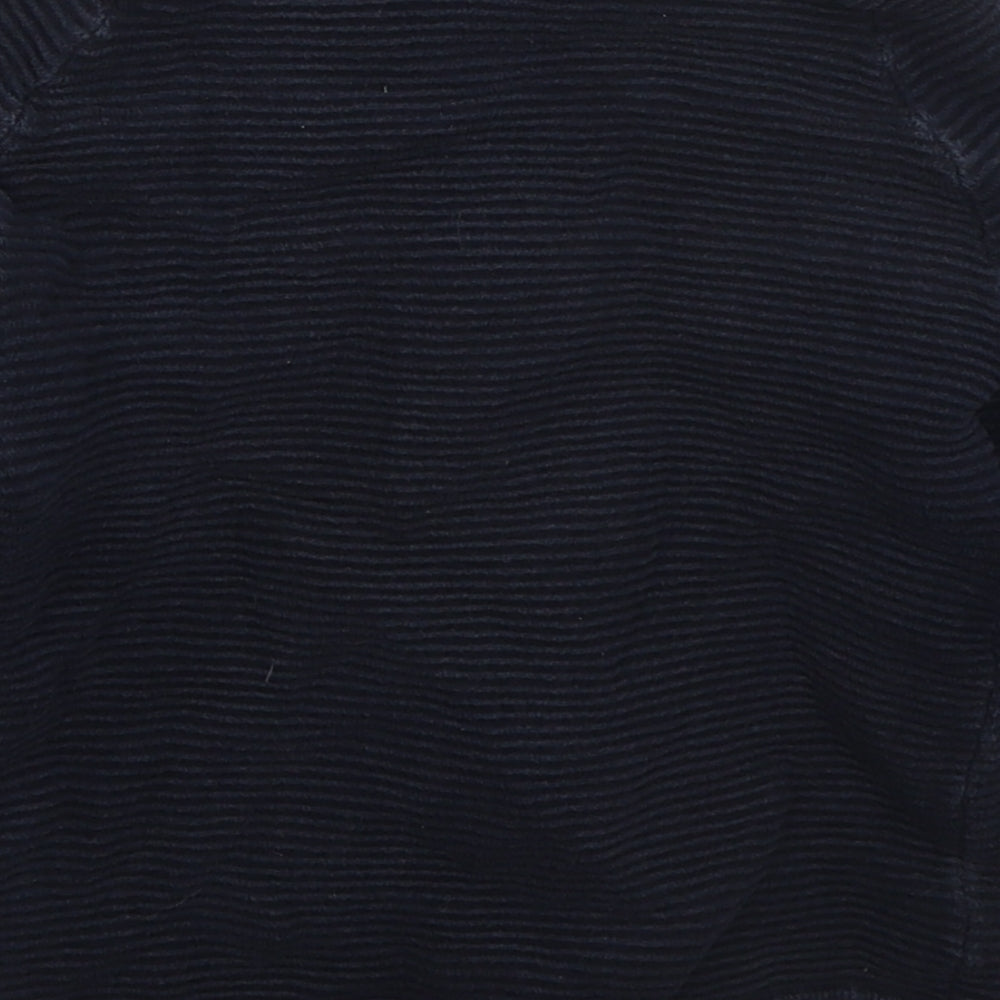 NEXT Boys Blue Crew Neck  Cotton Full Zip Jumper Size 6 Years  Zip