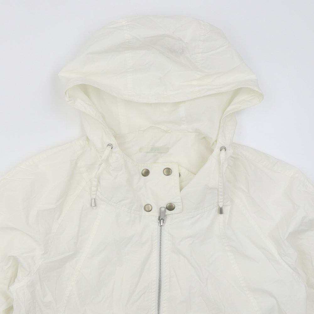 Marks and Spencer Womens White   Jacket  Size 16  Zip