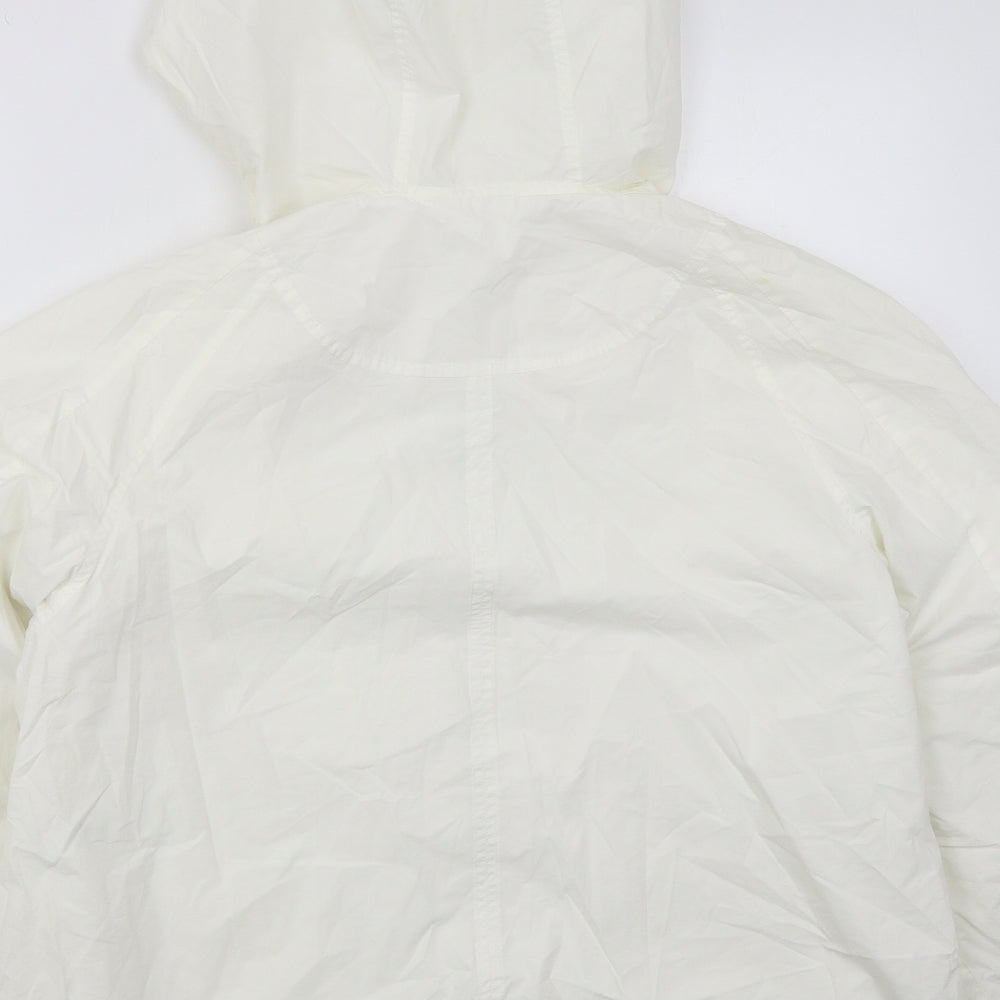 Marks and Spencer Womens White   Jacket  Size 16  Zip
