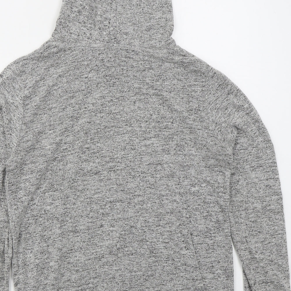 Atmosphere Womens Grey  Viscose Pullover Hoodie Size 10  Pullover