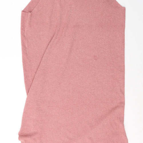 TU Womens Pink  Acrylic Tank Dress  Size 20  Round Neck Pullover