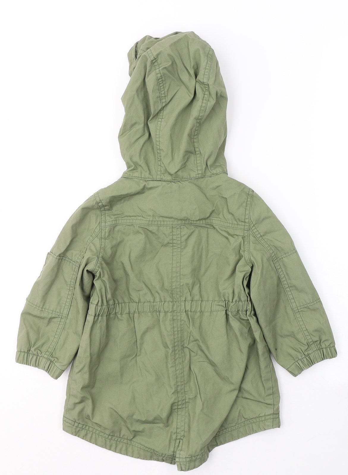 Gap Girls Green   Trench Coat Coat Size 2 Years  Zip