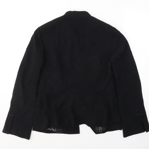 Planet Womens Black  Triacetate Jacket Blazer Size 12