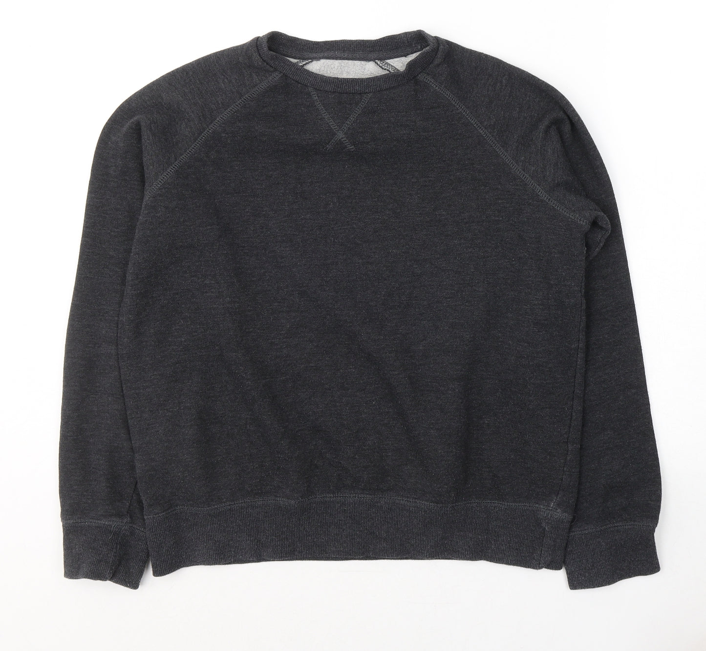 Cedar Wood State Mens Grey  Cotton Pullover Sweatshirt Size M