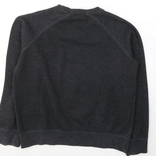 Cedar Wood State Mens Grey  Cotton Pullover Sweatshirt Size M