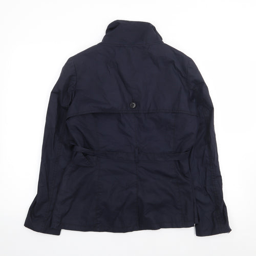 H&M Womens Blue   Jacket Coat Size 10  Button