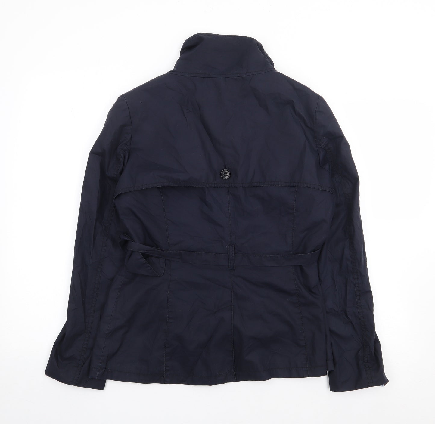 H&M Womens Blue   Jacket Coat Size 10  Button