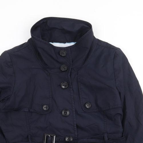 H&M Womens Blue   Jacket Coat Size 10  Button