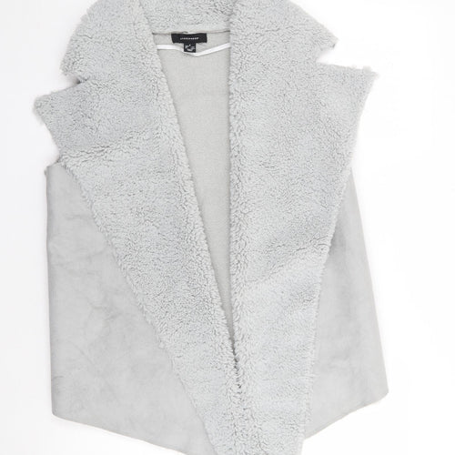 Primark Womens Grey   Gilet Coatigan Size S