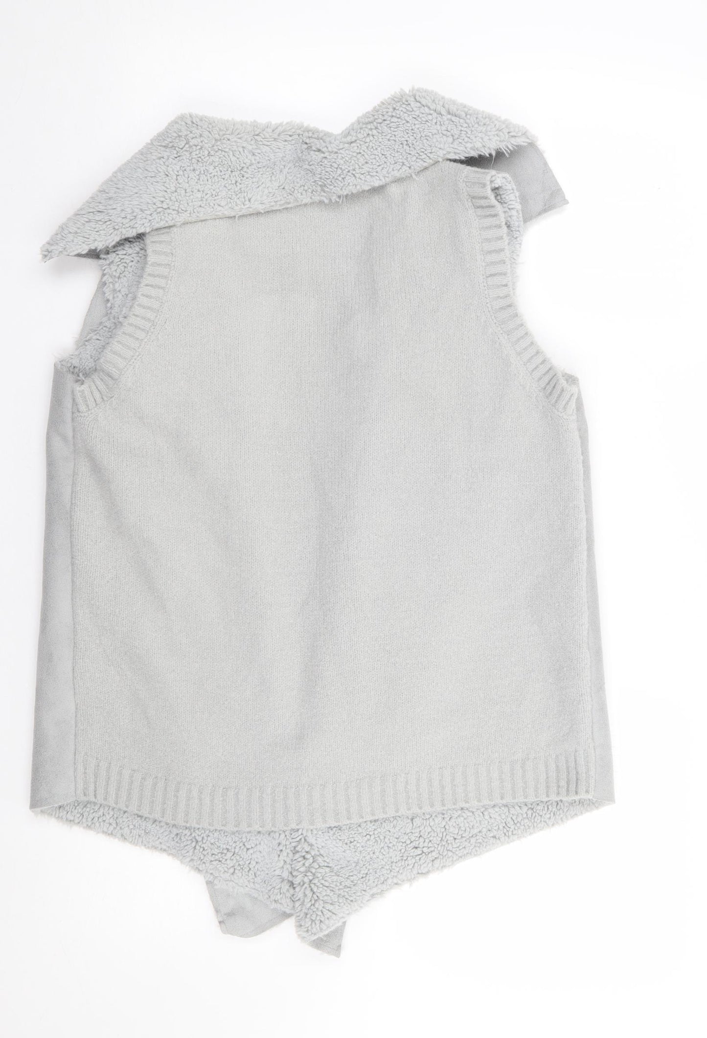 Primark Womens Grey   Gilet Coatigan Size S