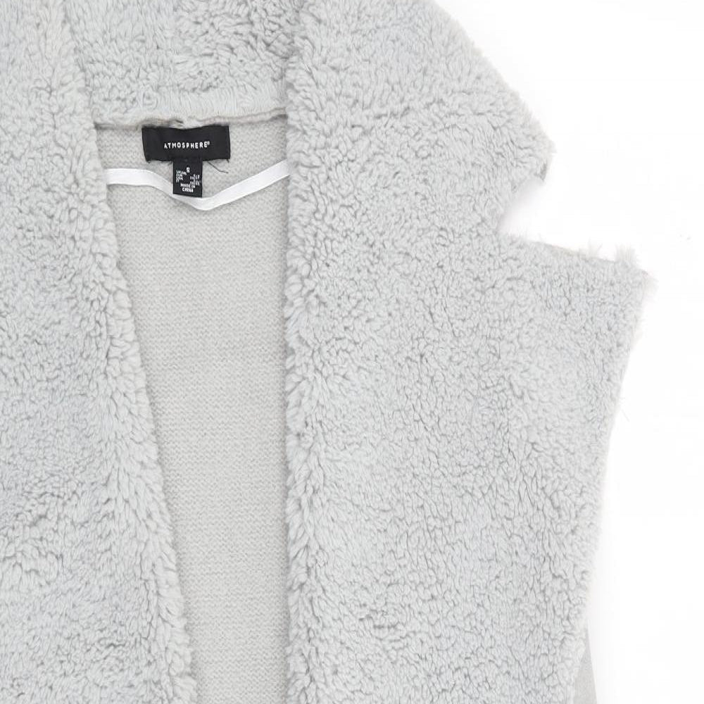 Primark Womens Grey   Gilet Coatigan Size S