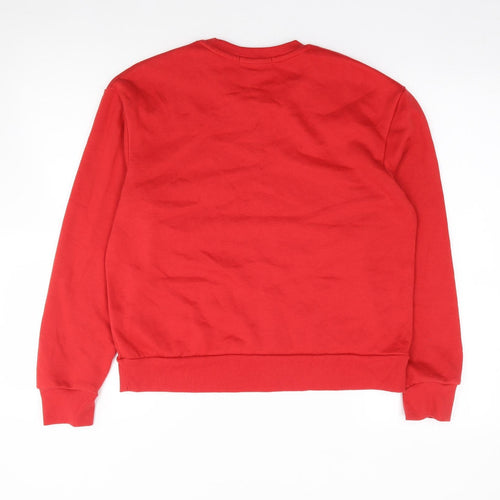 Primark Womens Red  Polyester Pullover Sweatshirt Size 2XS  Pullover