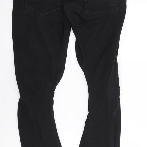 883 Police Mens Black  Cotton Skinny Jeans Size 30 L31 in Regular Button