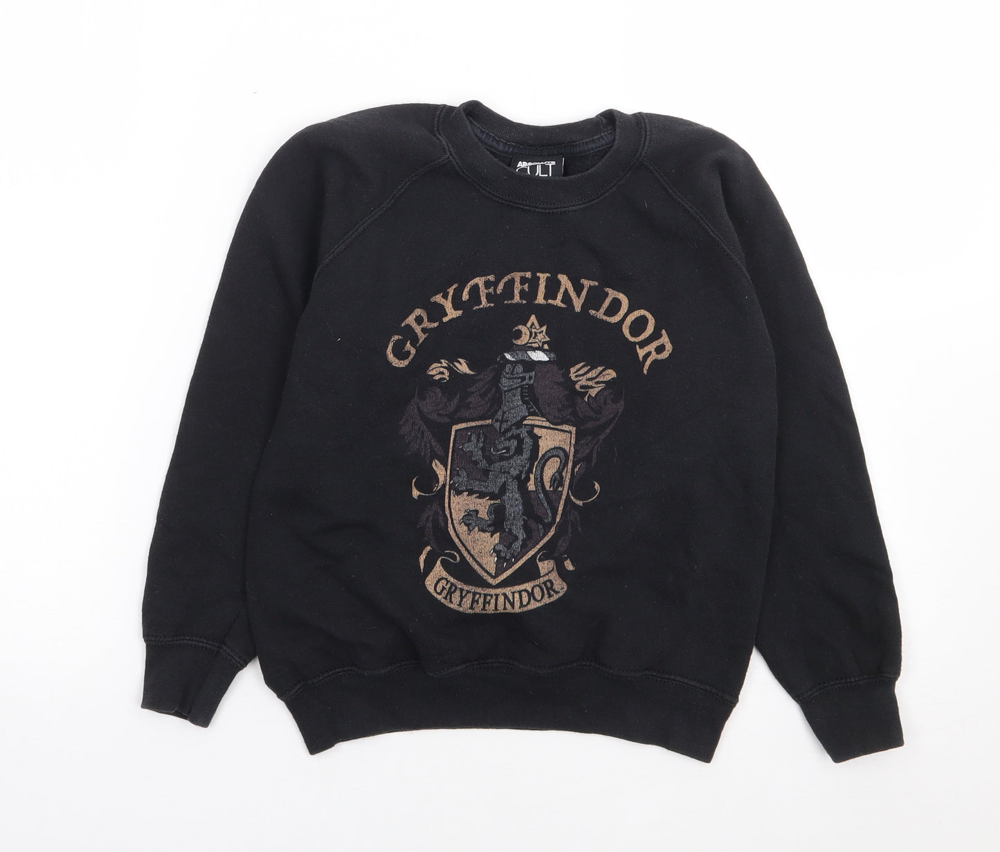 ABSOLUTE CULT Girls Black  Cotton Pullover Sweatshirt Size M  Pullover - Harry Potter
