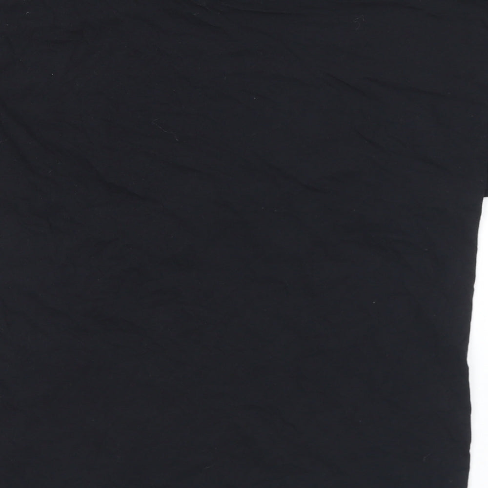 Love Womens Black  Cotton Basic T-Shirt Size M Crew Neck - Cute But Psycho