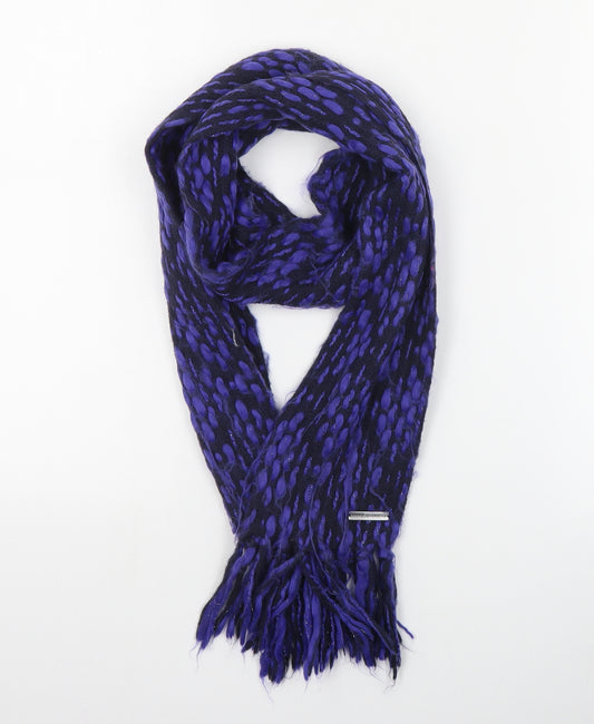 John Rocha Mens Purple  Acrylic Scarf  One Size