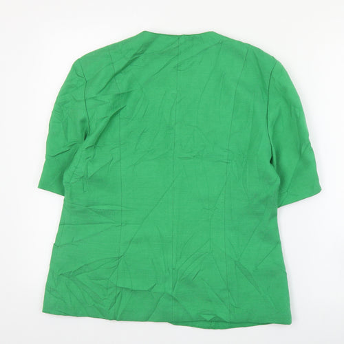 Preworn Womens Green   Jacket  Size 12  Button