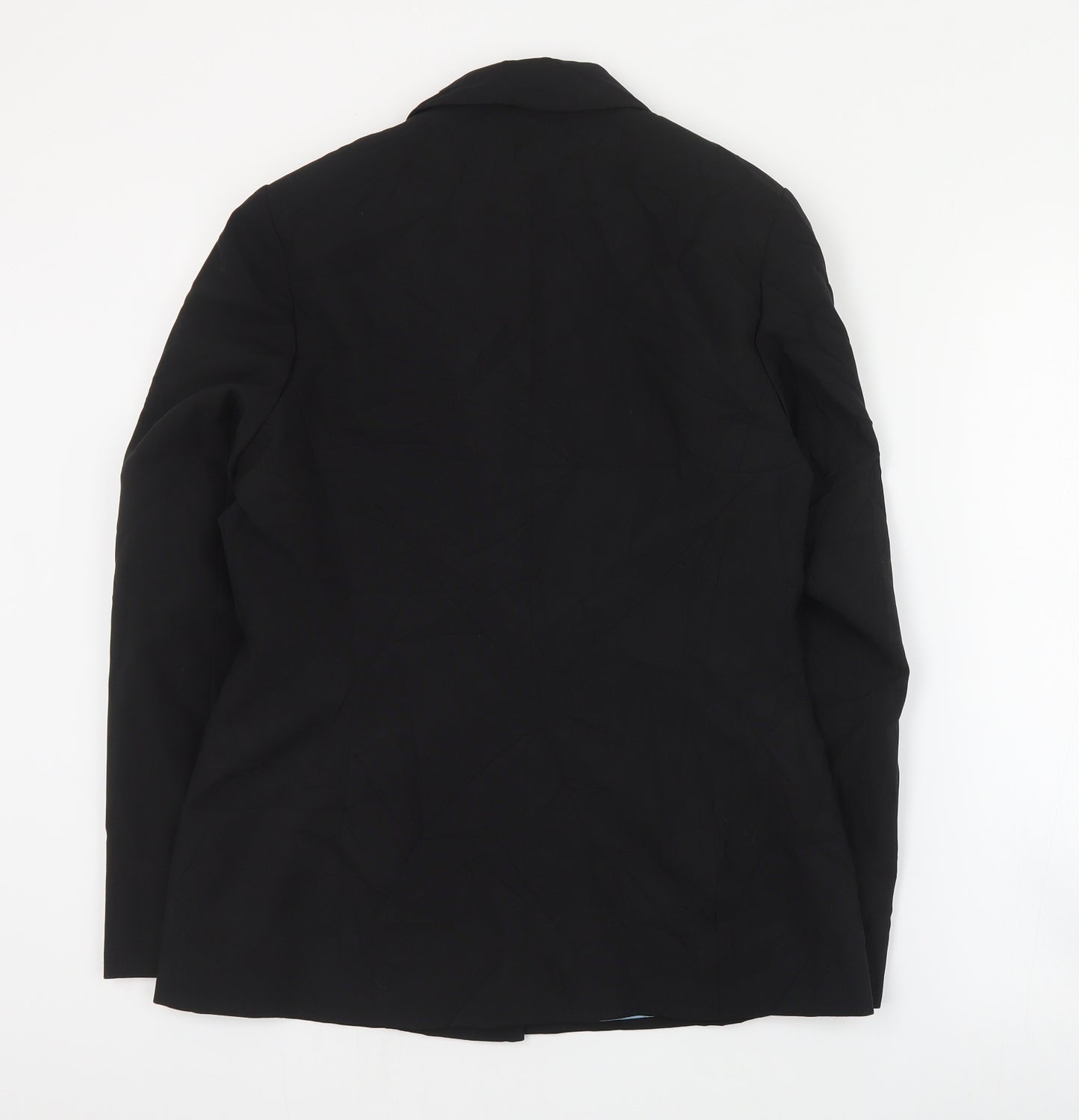 JDV Womens Black  Polyester Jacket Suit Jacket Size 12