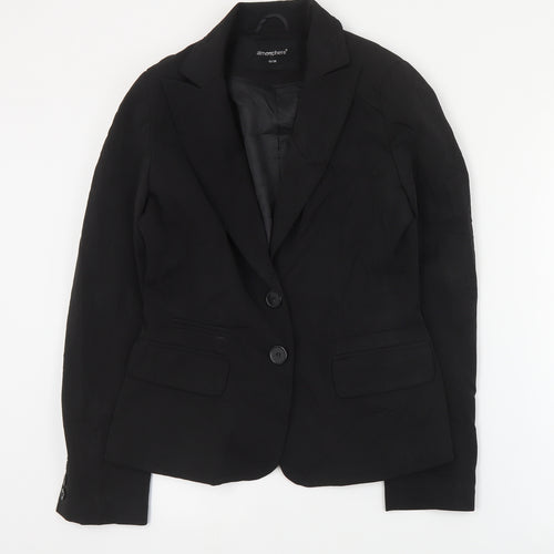 Primark Womens Black  Polyester Jacket Suit Jacket Size 10