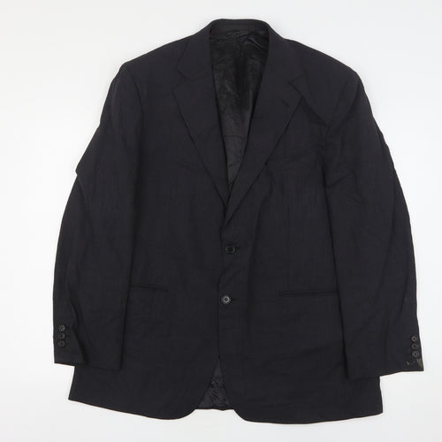 Marks and Spencer Mens Grey  Wool Jacket Suit Jacket Size 42