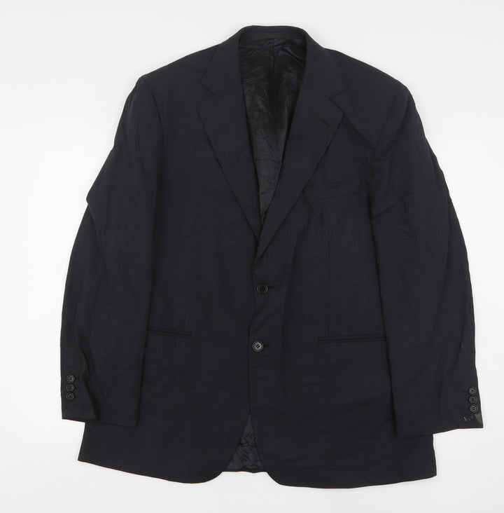 Marks and Spencer Mens Grey Wool Jacket Suit Jacket Size 42
