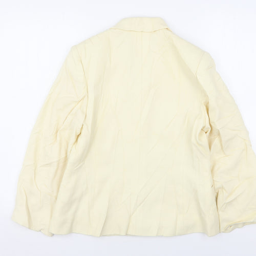 Country Casuals Womens Beige  Wool Jacket Blazer Size 10