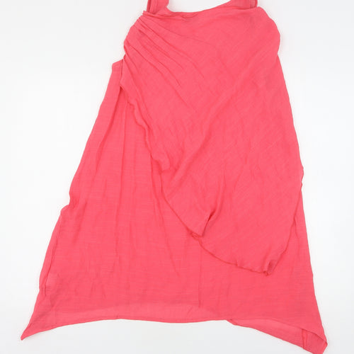 Frock Me Womens Pink  Viscose Tank Dress  Size 8  Round Neck