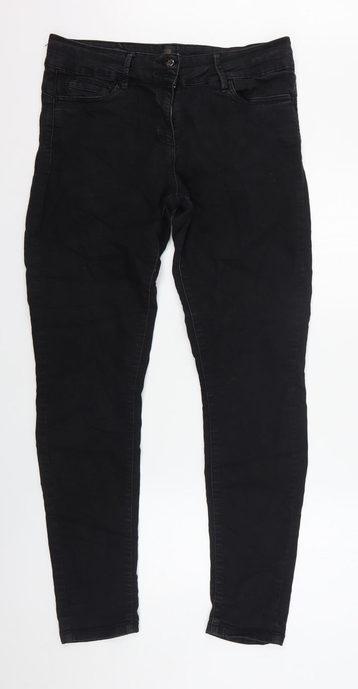 Forma Womens Black Cotton Skinny Jeans Size 32 in L30 in Regular