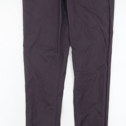 F&F Womens Purple  Viscose Skinny Jeans Size 10 L31 in Regular