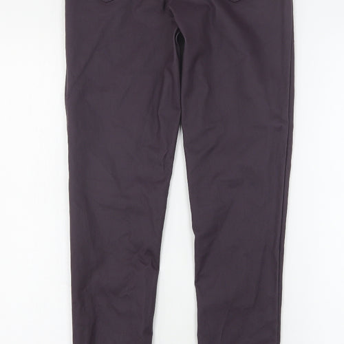 F&F Womens Purple  Viscose Skinny Jeans Size 10 L31 in Regular