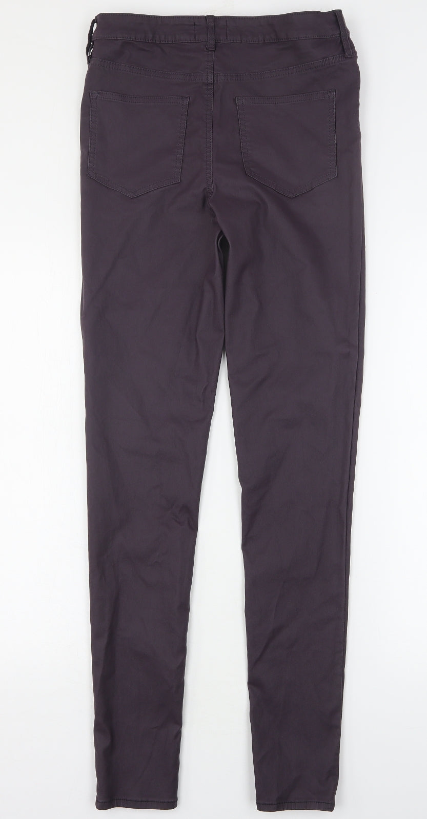 F&F Womens Purple  Viscose Skinny Jeans Size 10 L31 in Regular