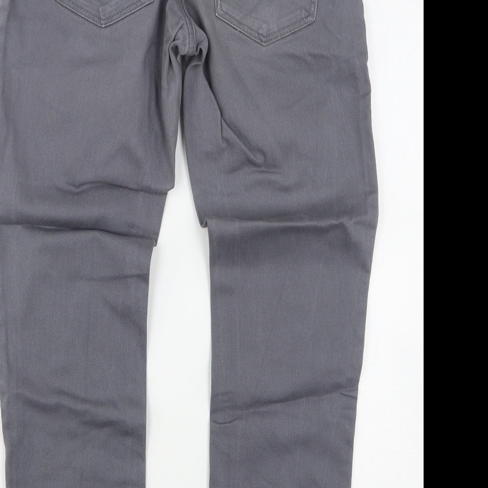 NEXT Mens Grey  Cotton Straight Jeans Size 30 L28 in Slim