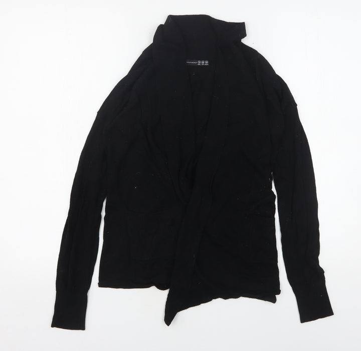 Atmosphere Womens Black V-Neck  Viscose Cardigan Jumper Size 10