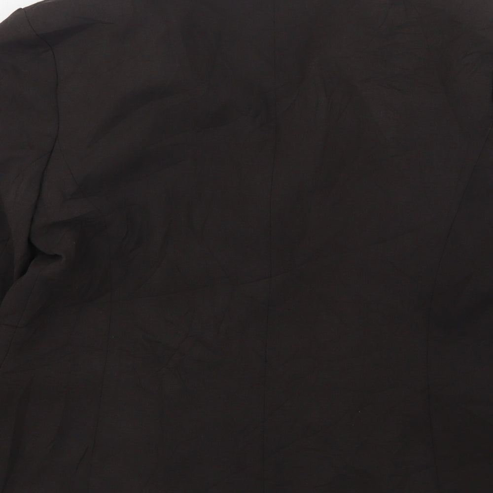 NEXT Womens Brown  Polyester Jacket Suit Jacket Size 14