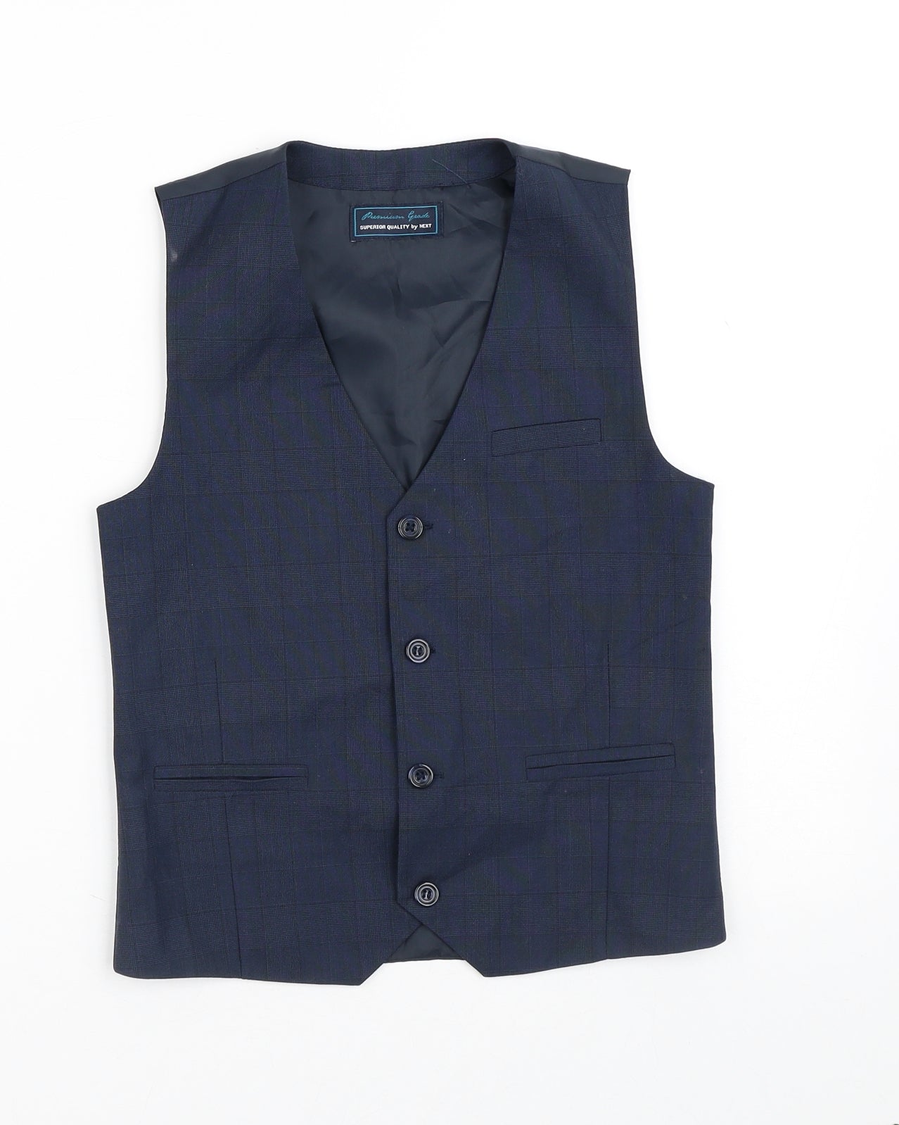 NEXT Boys Blue   Jacket Waistcoat Size 10 Years