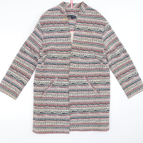 Luke Lovely Womens Multicoloured Geometric  Jacket  Size S