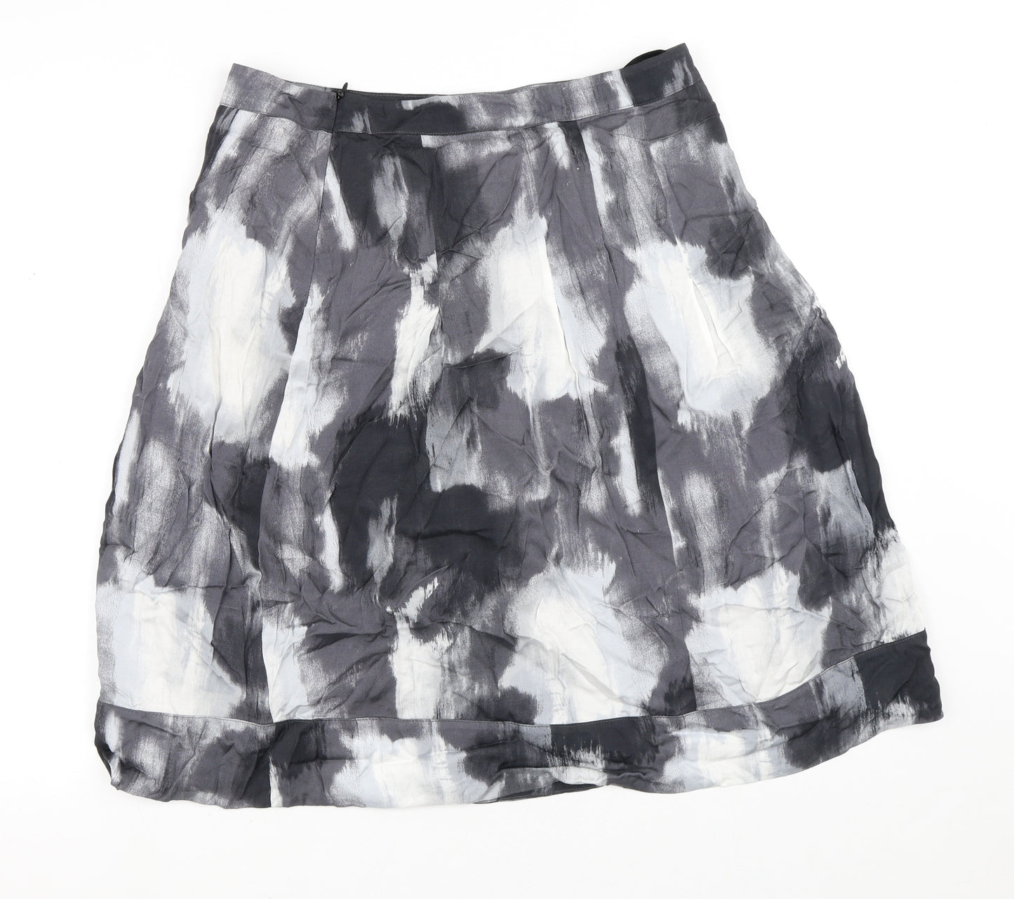 Principles Womens Grey  Viscose A-Line Skirt Size 14    - Tie dye