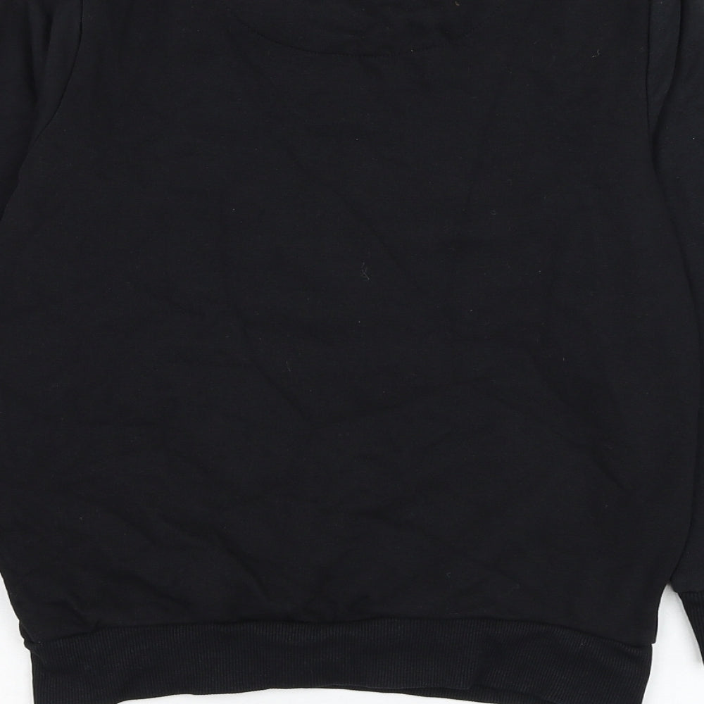 F&F Boys Black  Cotton Pullover Sweatshirt Size 8-9 Years  Pullover - Minecraft